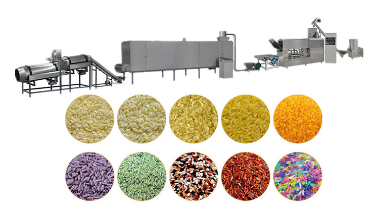 Instant Rice Production And Processing Line Puffed Rice Granules Self-heating Rice Manufacturing Machinery